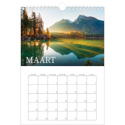 Voorbeeld van pagina 3, Wandkalenders 2026, optie 6