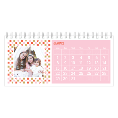 Example of page 1, Custom Desk Calendars, option 21