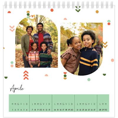 Esempio di pagina 4, Calendari da tavolo personalizzati, opzione 4
