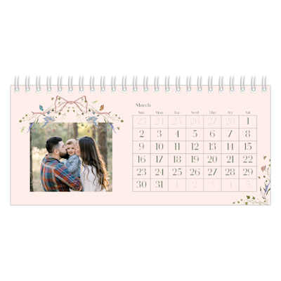 Example of page 3, Desk Calendars, option 24