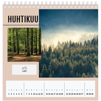 Esimerkki sivusta 4, Pöytäkalenterit omalla painatuksella, vaihtoehto 11