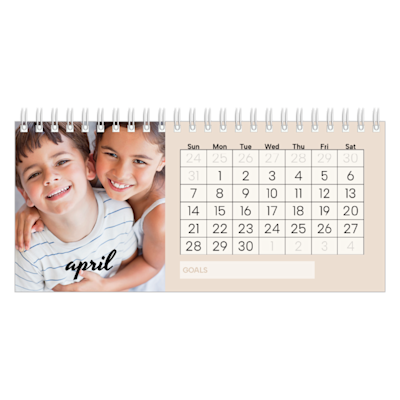 Example of page 4, Desk Calendars, option 10