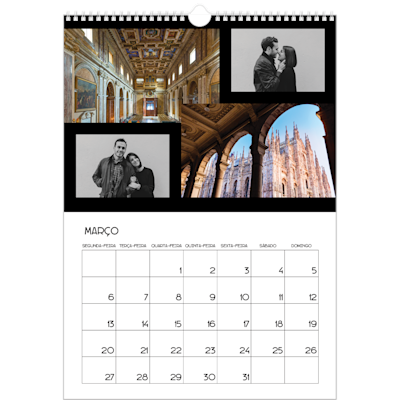 Exemplo de página 3, Calendários de parede, opção 4