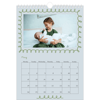 Example of page 5, Custom Wall Calendars, option 14