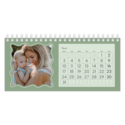 Example of page 3, Custom Desk Calendars, option 9