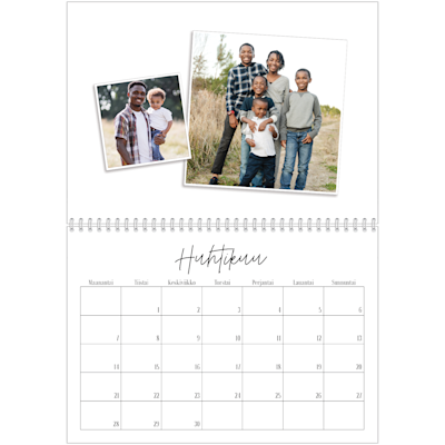 Esimerkki sivusta 4, Kiiltävät valokuvakalenterit, vaihtoehto 12