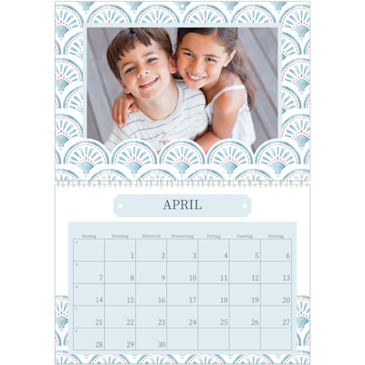 Beispiel für Seite 4, Wandkalender 2026, Option 24