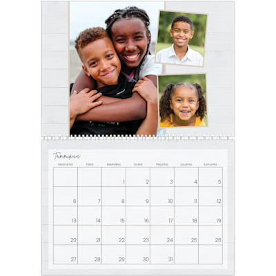 Esimerkki sivusta 1, Seinäkalenterit, vaihtoehto 7