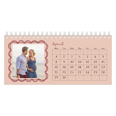 Example of page 4, Custom Desk Calendars, option 8