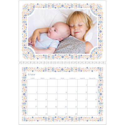 Exemple de page 2, Calendrier mural, option 21