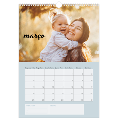 Exemplo de página 3, Calendários de parede, opção 17