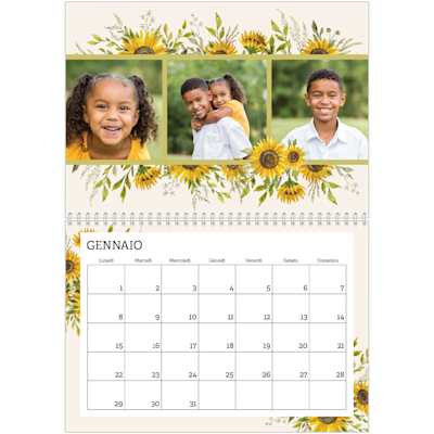 Esempio di pagina 1, Calendari da parete, opzione 14