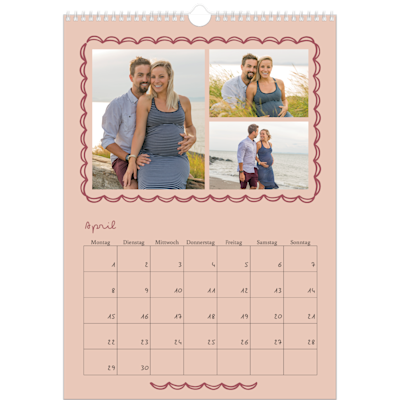 Beispiel für Seite 4, Wandkalender 2026, Option 24