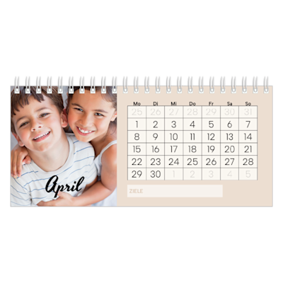 Beispiel für Seite 4, Tischkalender 2025, Option 9