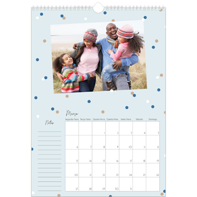 Exemplo de página 3, Calendários de parede, opção 11