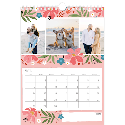 Ejemplo de página 4, Calendarios de pared personalizados, opción 4
