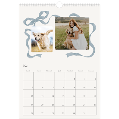 Exemple de page 5, Calendriers muraux, option 19