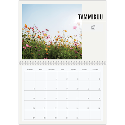 Esimerkki sivusta 1, Kiiltävät valokuvakalenterit, vaihtoehto 15