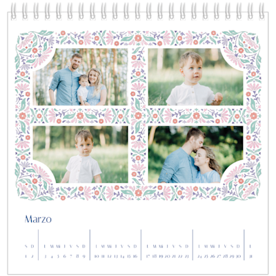 Ejemplo de página 3, Calendarios de mesa personalizados, opción 21