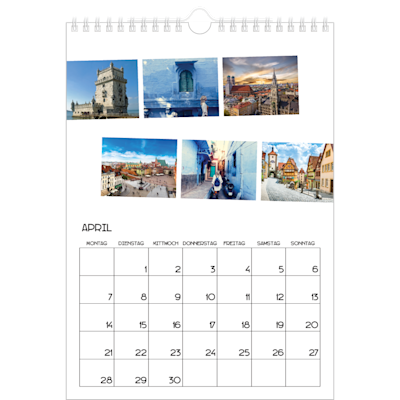 Beispiel für Seite 4, Wandkalender 2025, Option 4