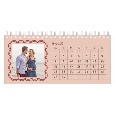 Beispiel für Seite 4, Tischkalender 2025, Option 12