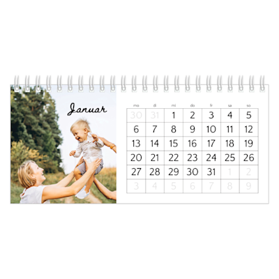 Beispiel für Seite 1, Tischkalender 2026, Option 8