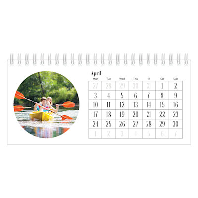 Example of page 4, Custom Desk Calendars, option 16