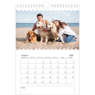 Exemplo de página 1, Calendários de parede, opção 23