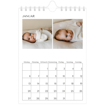 Beispiel für Seite 1, Wandkalender 2026, Option 7