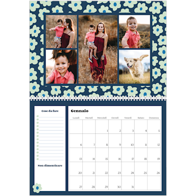 Esempio di pagina 1, Calendari da parete, opzione 16