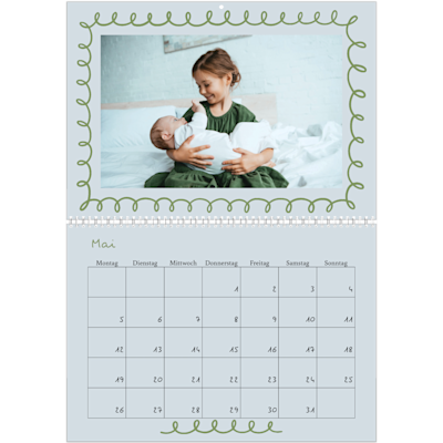 Beispiel für Seite 5, Wandkalender 2026, Option 14