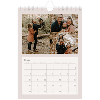 Exemple de page 2, Calendriers muraux, option 5