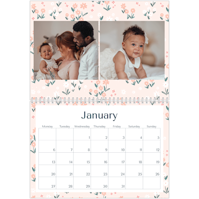 Example of page 1, Custom Wall Calendars, option 9