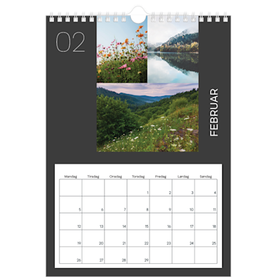 Eksempel på side 2, Vægkalendere, variant 21