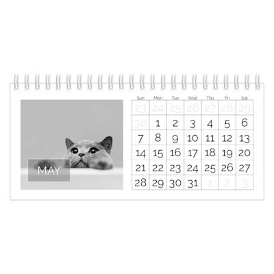 Example of page 5, Desk Calendars, option 8