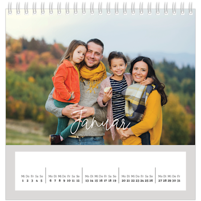 Beispiel für Seite 1, Tischkalender 2025, Option 20