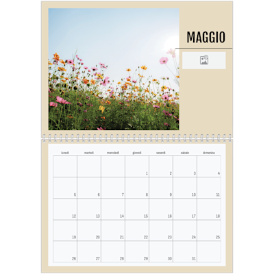 Esempio di pagina 5, Calendari da parete, opzione 7