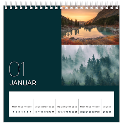 Beispiel für Seite 1, Tischkalender 2025, Option 6