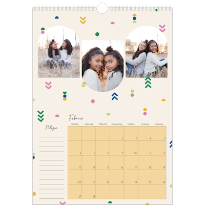 Beispiel für Seite 2, Wandkalender 2026, Option 6