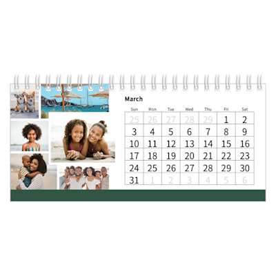 Example of page 3, Desk Calendars, option 14