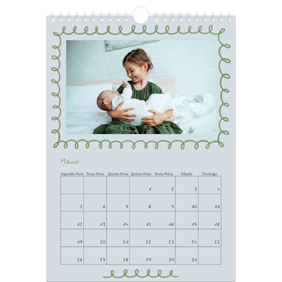 Exemplo de página 5, Calendários de parede, opção 18