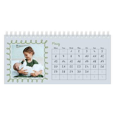 Example of page 5, Custom Desk Calendars, option 8