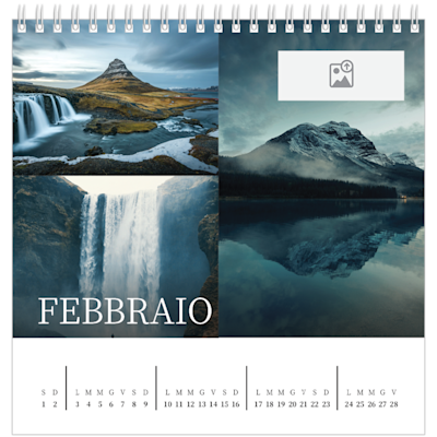 Esempio di pagina 2, Calendari da tavolo personalizzati, opzione 10