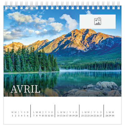 Exemple de page 4, Calendriers de bureau personnalisés, option 3