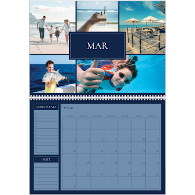 Esempio di pagina 3, Calendari da parete, opzione 3
