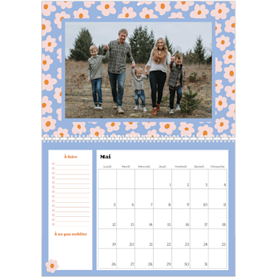 Exemple de page 5, Calendrier mural, option 16