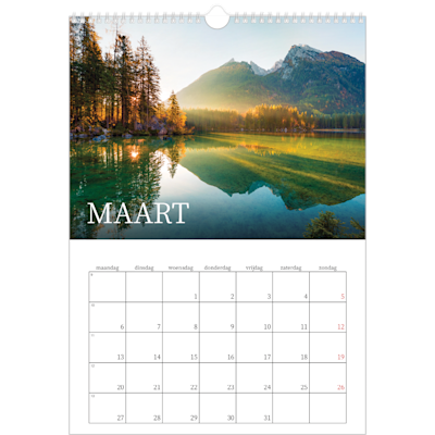 Voorbeeld van pagina 3, Wandkalenders 2026, optie 15