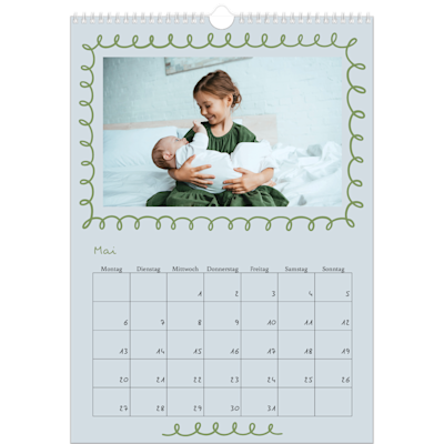 Beispiel für Seite 5, Wandkalender 2026, Option 24