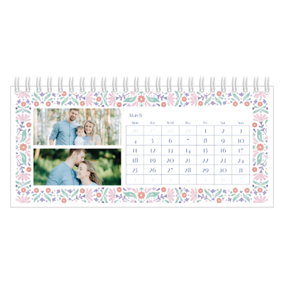 Example of page 3, Custom Desk Calendars, option 20