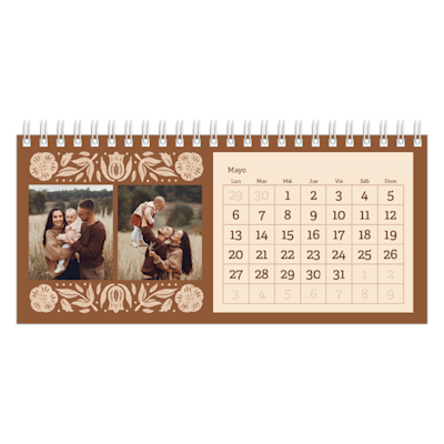 Ejemplo de página 5, Calendarios de escritorio personalizados, opción 14